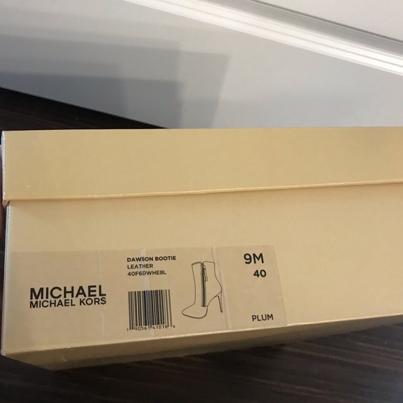 Michael Kors Dawson Leather Calf Hair Booties/boot - Picture 7 of 8